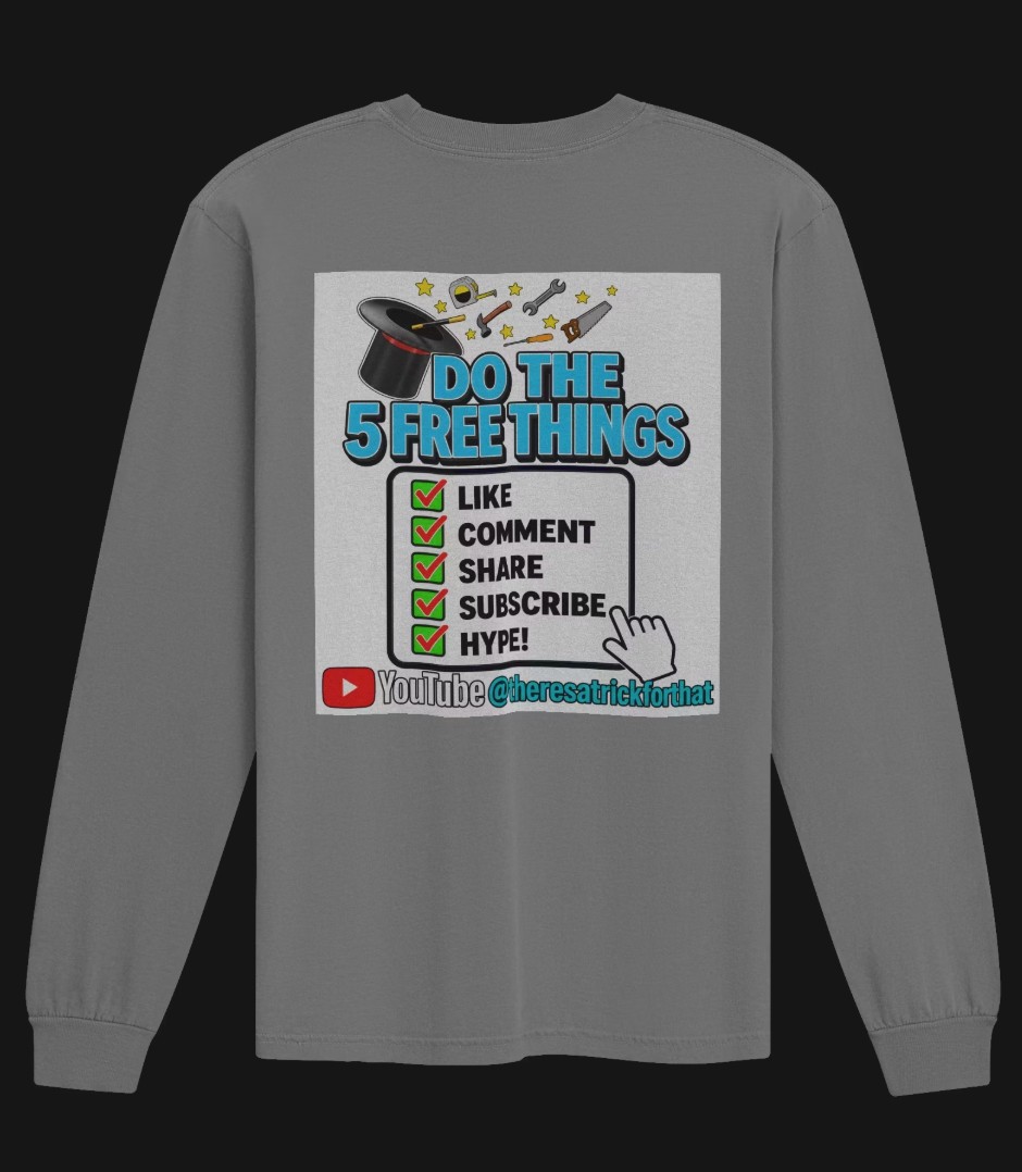 Do The 5 Free Things Long Sleeve Tee